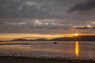 Sunset over Loch Na Keal