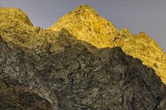 Mountain massif at the Gamsgrube