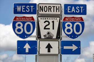 Nebraska Highway 21 South and Interstate 80