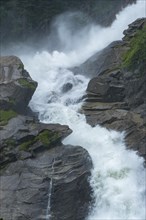 Krimml Waterfall in Hohe Tauern National Park