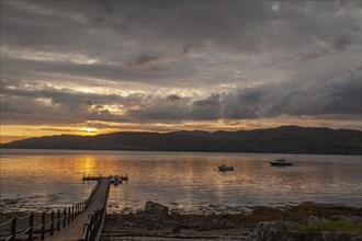 Sunset over Loch Na Keal