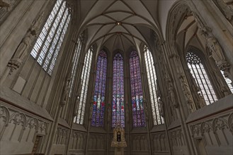 Altar room with church windows