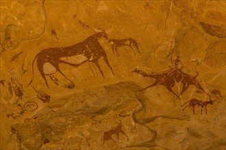 Rock paintings in the Unesco world heritage