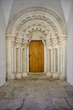 Romanesque side portal