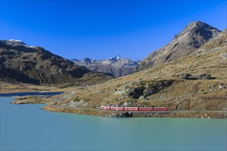 Rhaetian Railway at the Bernina Pass