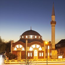 Fatih Mosque in the evening