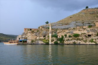 Sunken village in the Euphrates