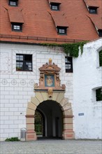 Main gate of the equestrian building of the Ulmer Zeughaus