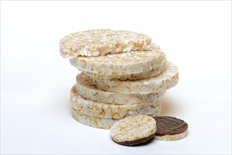 Stacked rice wafers