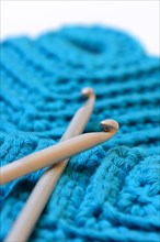 Crochet hooks with potholders