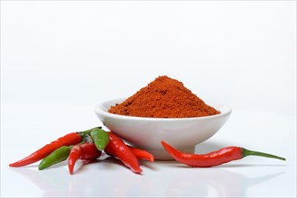 Chili powder and peppers