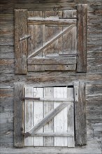 Wooden barns gate