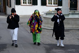 Fasnacht group with piccolos
