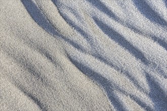 Structure in sand with frost