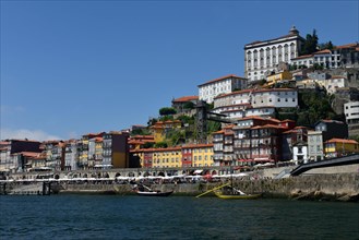 View of old town and river Douro