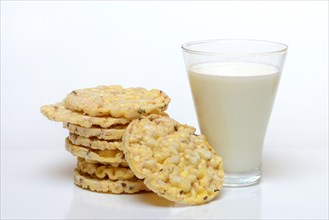 Corn wafers and corn kernels