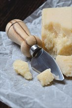 Parmesan with cheese knife