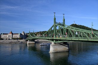 Freedom Bridge and Hotel Gellert