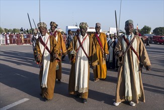 Traditional dressed Toubou men
