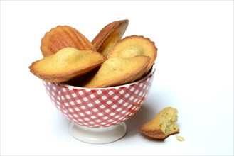 Madeleines in bowl