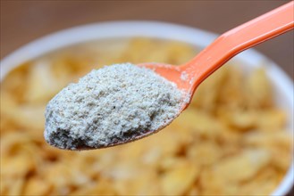Tigernut flour in spoon