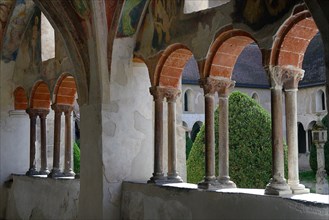 Cloister in the cathedral with wall paintings