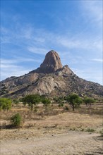 Striking granite mountain