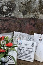 Gravestones in the cemetery of Sao Vicente
