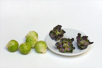 Flower Sprouts and Brussels sprouts