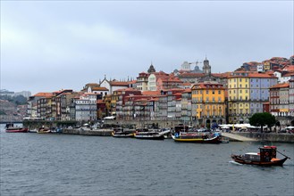 View of old town and river Douro