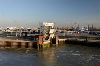 Ferry port of Calais