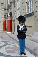 Guard at Amalienborg Castle