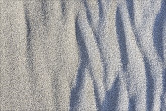 Structure in sand with frost