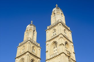 Towers of the Zurich Grossmuenster