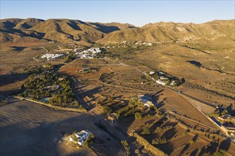 The Rodalquilar valley shortly after sunrise