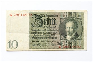 Banknote over Ten Marks