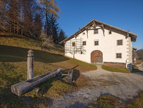 Tyrolean farm in late autumn