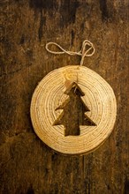 Christmas decoration in shape of fir