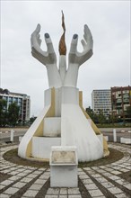 Monument on the Triumph Boulevard of Libreville