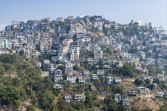 Houses perched on the hills