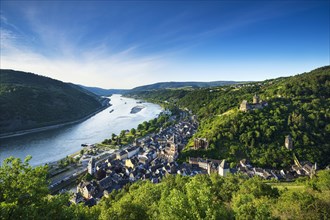View of Bacharach on the Rhine