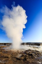 Eruption of the geyser Strokkur