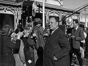 Actor Emil Jannings during the shooting of the film Ohm Krueger