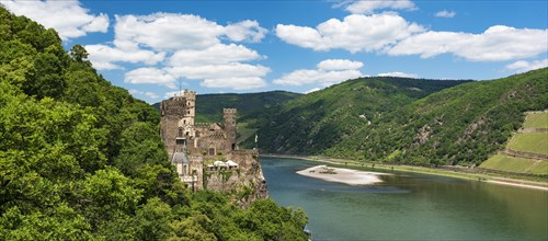 Rheinstein Castle on the Rhine