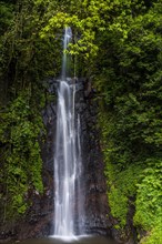 Waterfall of Sao Nicolau in the jungle of Sao Tome