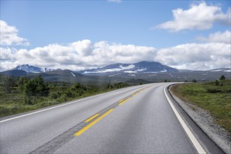 Road through tundra