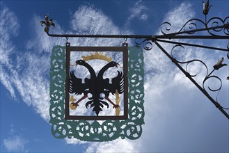 Nose sign of the Black Eagle Inn