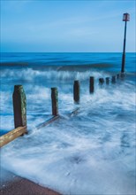 Long time exposure of Teignmouth Beach