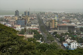 Overlook over Monrovia