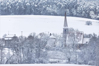 St. Egidien Church in winter